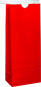 1 Pound Red Gloss Tin Tie Bags with Poly Liner